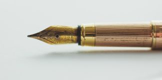 Precision Lost brass quilt pen