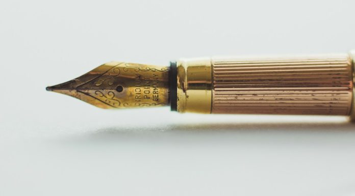 Precision Lost brass quilt pen