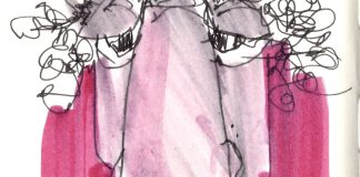 Morning sketch 45 degrees, clear