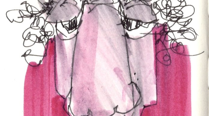 Morning sketch 45 degrees, clear