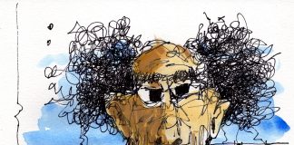 Morning Sketch, 57, (unhealthy) AQI 134