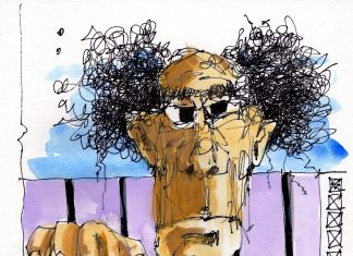 Morning Sketch, 57, (unhealthy) AQI 134