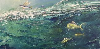 Chasing Hemingway’s Ghost: A Series of Nine Paintings/Drawings With Accompanying Poetry by Joe McDaniel