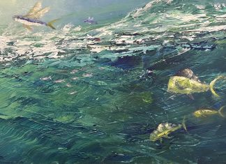 Chasing Hemingway’s Ghost: A Series of Nine Paintings/Drawings With Accompanying Poetry by Joe McDaniel