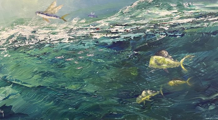 Chasing Hemingway’s Ghost: A Series of Nine Paintings/Drawings With Accompanying Poetry by Joe McDaniel