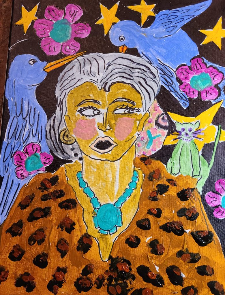 Four New Acrylic Paintings by Phyllis Green