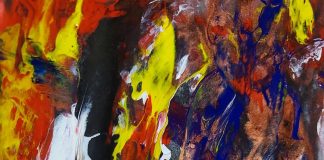 A Gallery of Nine Abstract Acrylic and Digital Paintings by Elina Ghanbari