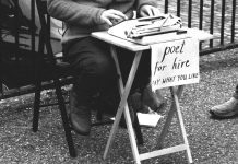 Here I am reading your sucky poetry again