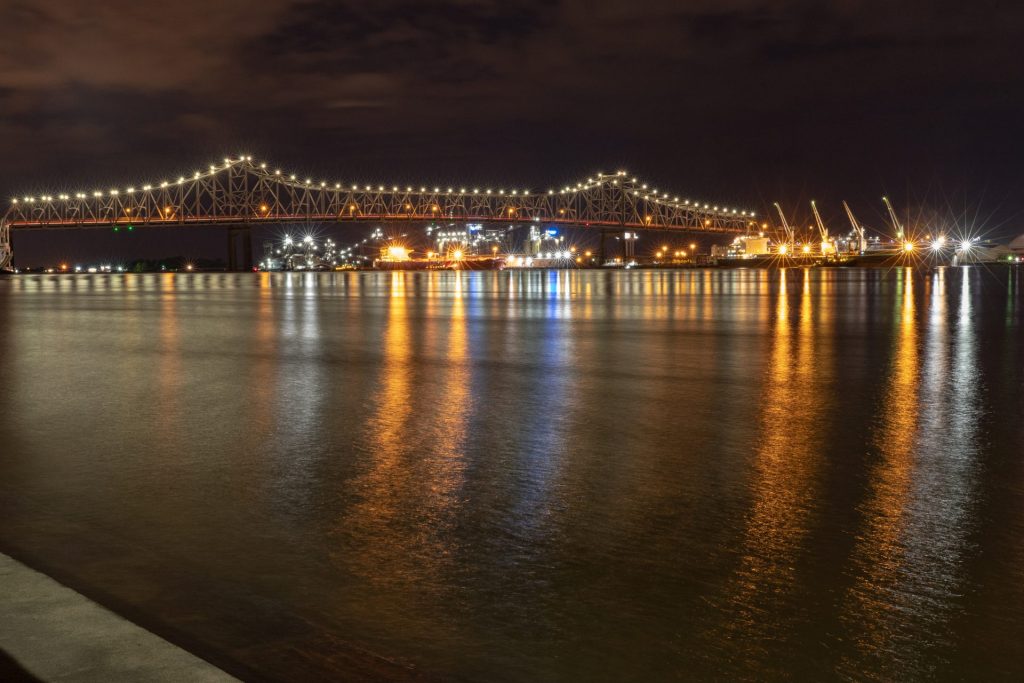 Famous River at Night