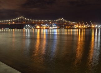 Famous River at Night