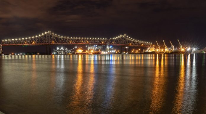 Famous River at Night
