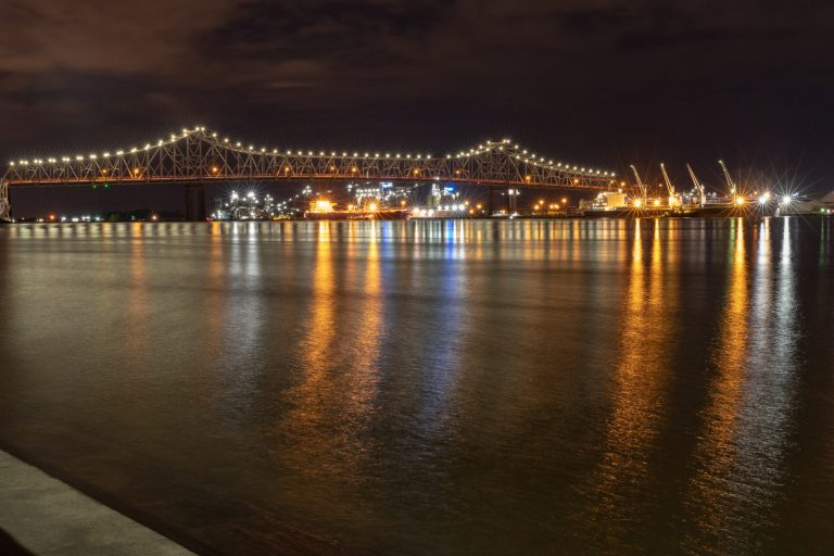 Famous River at Night