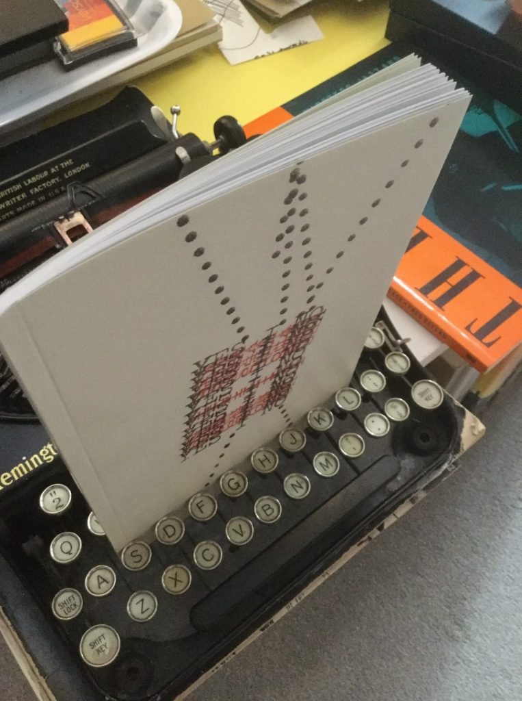 A quick hop, skip and jump through my visual poetry (and some booklets)
