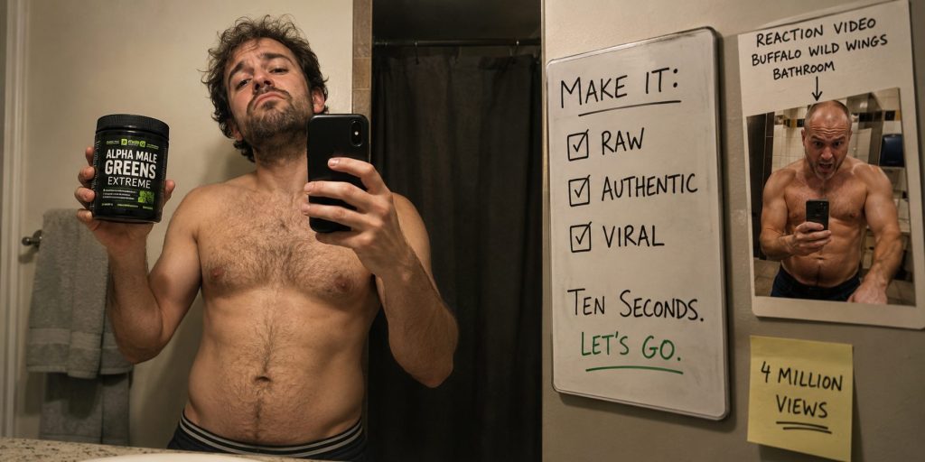 How I Became the Face of Alpha Male Greens