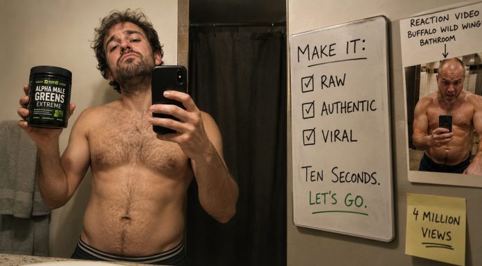 How I Became the Face of Alpha Male Greens