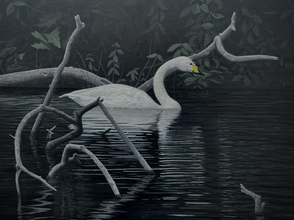 Four Acrylic Nature Paintings by Vincent Bihn II