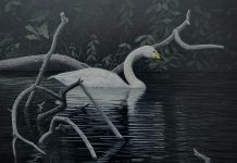 Four Acrylic Nature Paintings by Vincent Bihn II