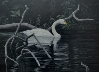 Four Acrylic Nature Paintings by Vincent Bihn II