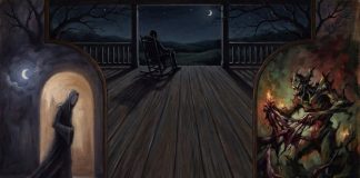 Sometimes I sit on my back porch at night