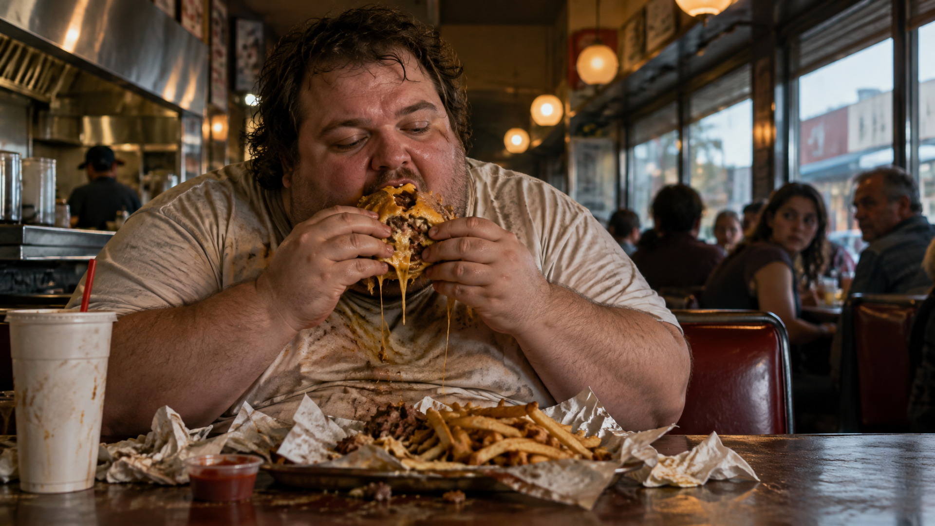 Featured image for FAT ASS EATS A CHEESESTEAK