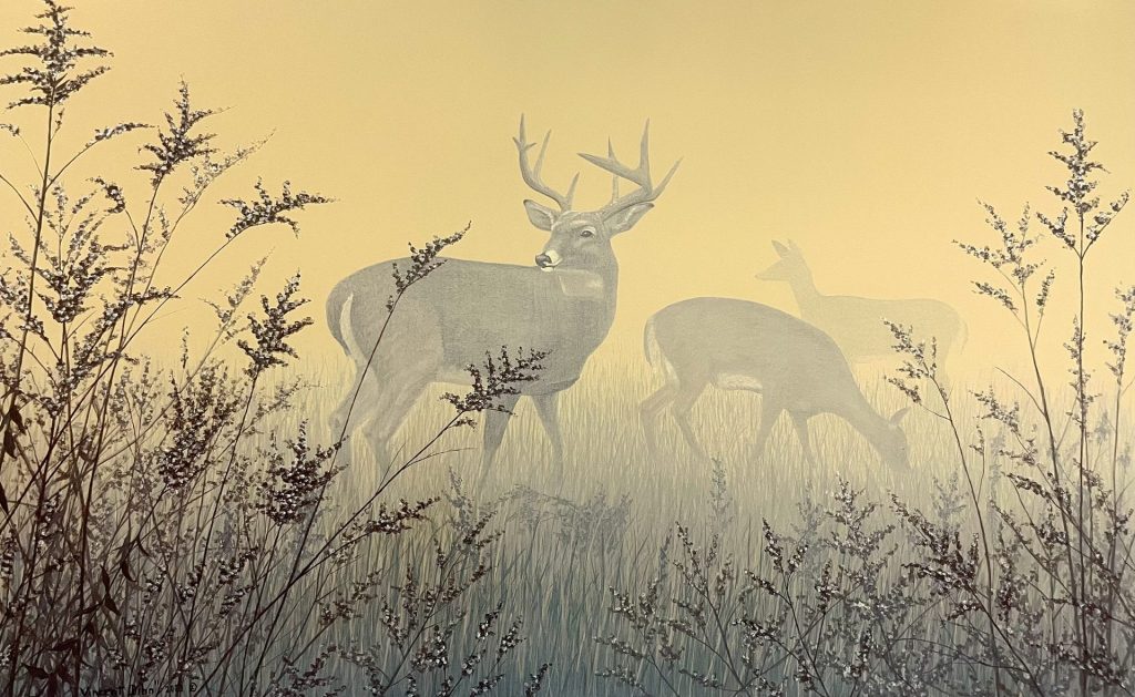 Two Acrylic Paintings by Vincent Bihn II